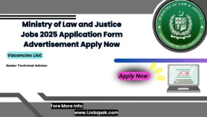 Ministry of Law and Justice Jobs 2025 Application Form Advertisement Apply Now